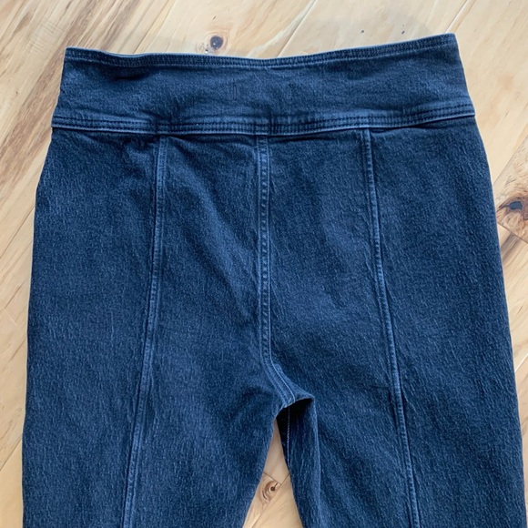 Madewell Perfect Vtg Jean Tuxedo High Rise Ankle Crop Black Seamed Jeans Size 30 - Picture 5 of 9